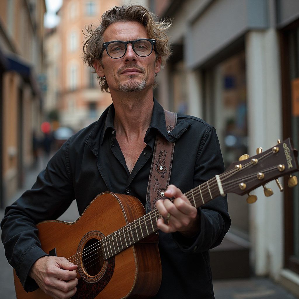 Musician portrait