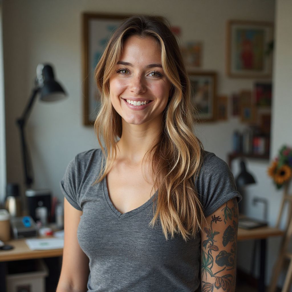 Urban artist portrait